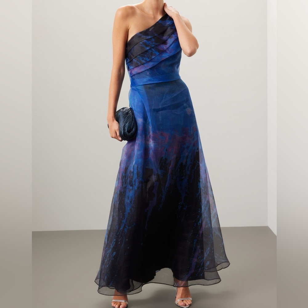 Rene Ruiz Collection, Blue Organza Gown, 4